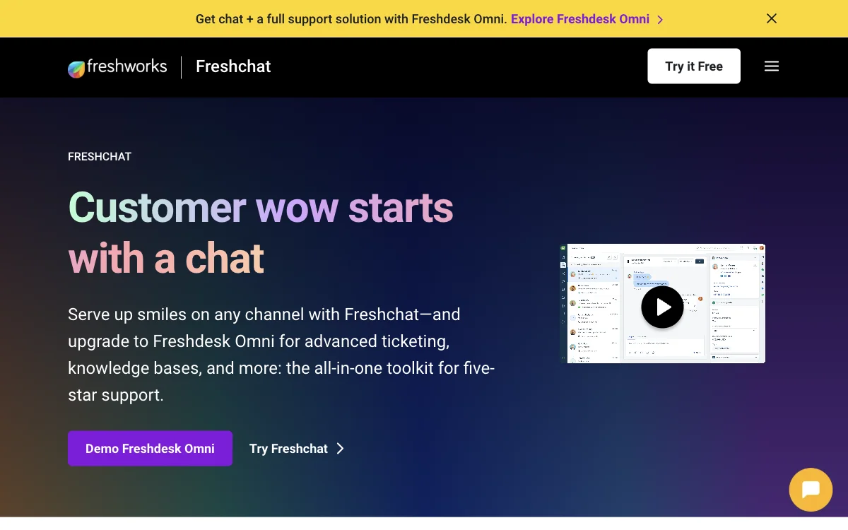 Freshchat: Giải pháp Hỗ trợ Khách hàng Qua Chat và Chatbot