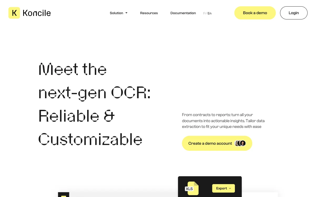 Koncile Extract: Next-Gen OCR for Reliable & Customizable Document Processing