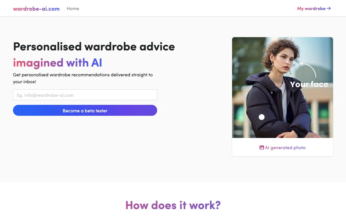 Wardrobe AI - 利用 AI 技术获取个性化衣柜建议