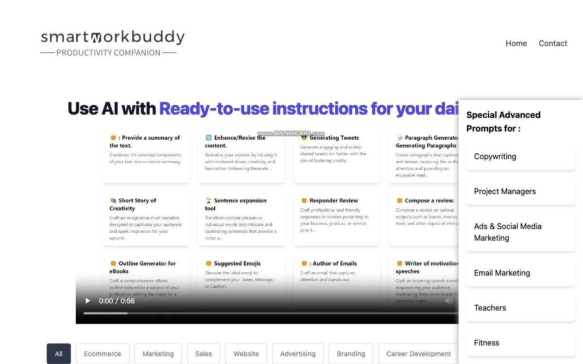 SmartWorkBuddy: Boost Productivity with AI-Powered Tools