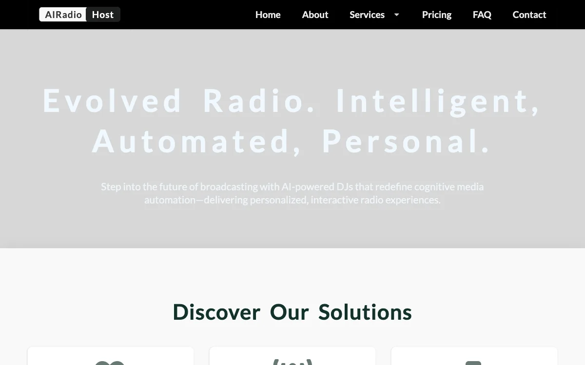 AIRadioHost: AI-Powered Radio for Personalized Broadcasting