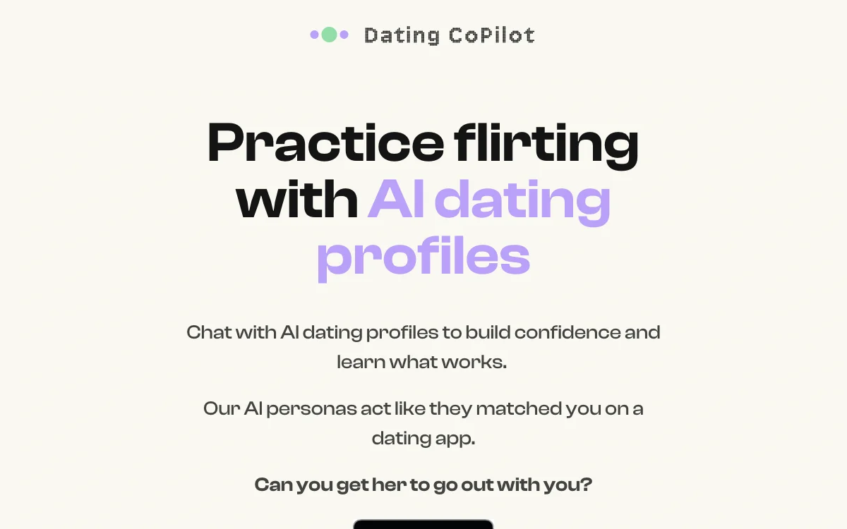 Dating CoPilot: Boost Your Confidence in Online Dating with AI