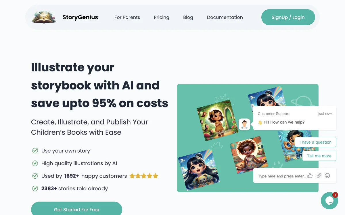 StoryGenius - Transform Your Storybook Ideas into Reality