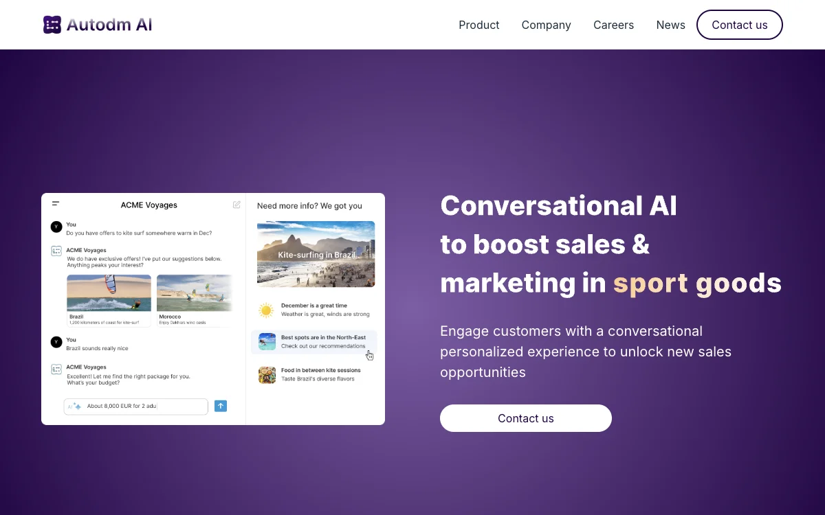 Autodm AI: Boost Sales & Marketing with Conversational AI