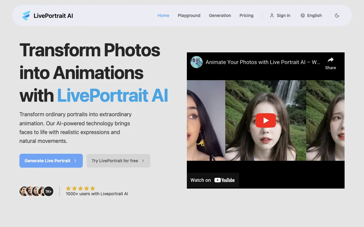 LivePortrait AI: Transform Photos into Captivating Animations with AI