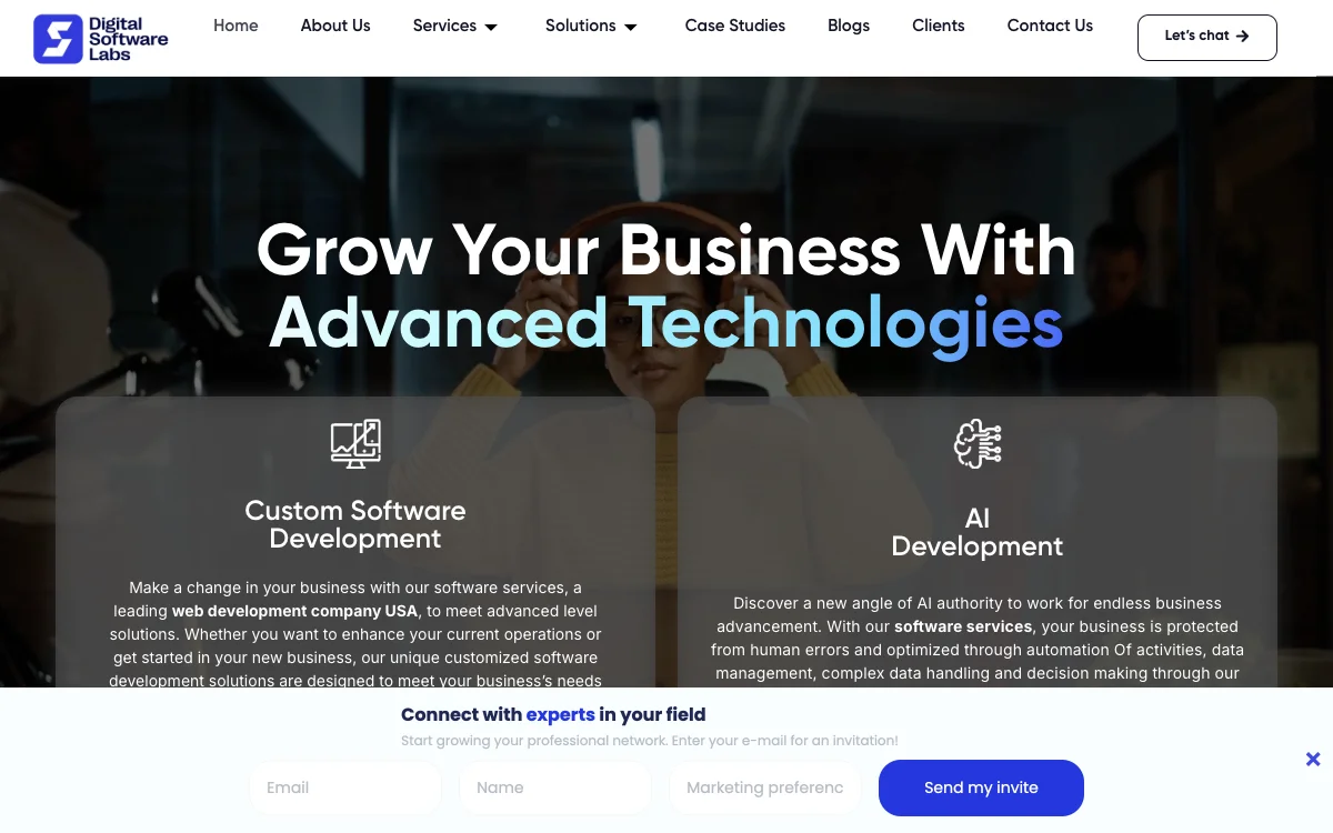 Digital Software Labs: Custom Software & AI for Business Growth