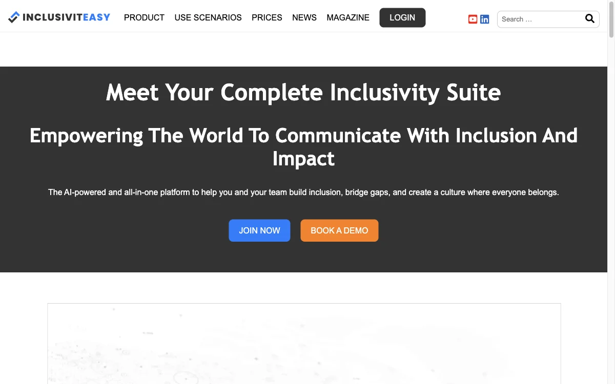 InclusivitEasy: Suite di Linguaggio Inclusivo AI per Team e Aziende