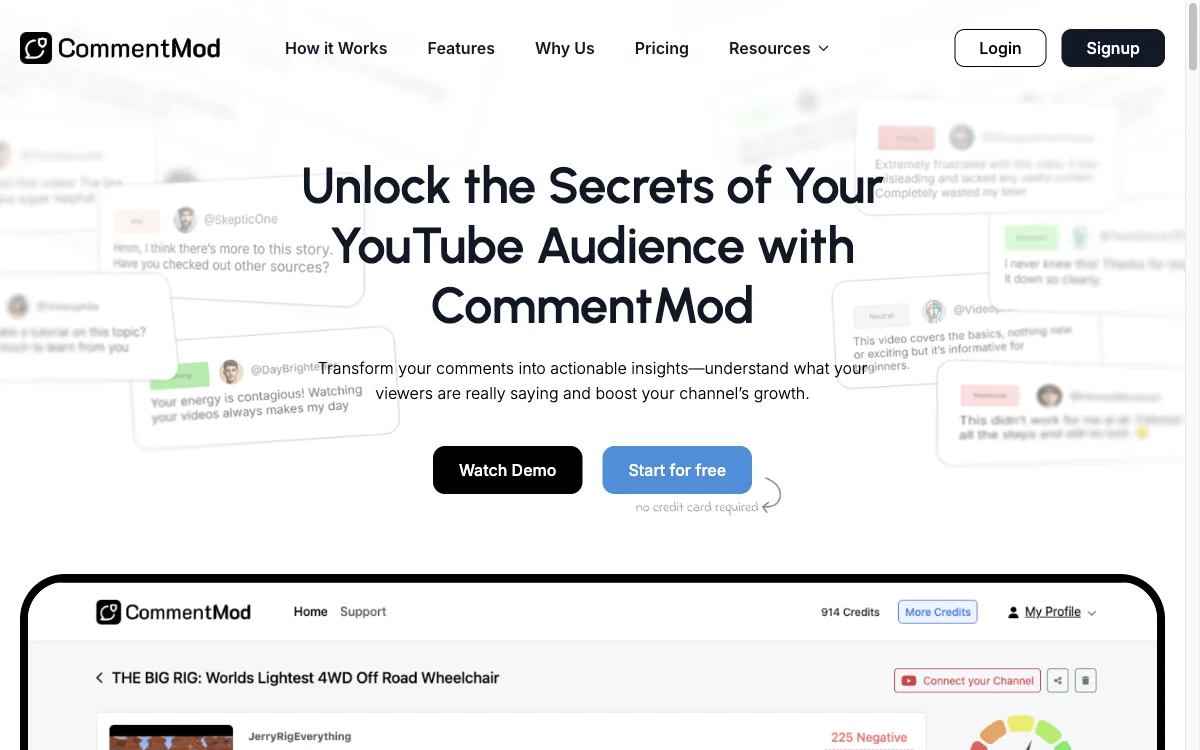 Unleash Your YouTube Channel's Growth with CommentMod: Unlock Audience Insights