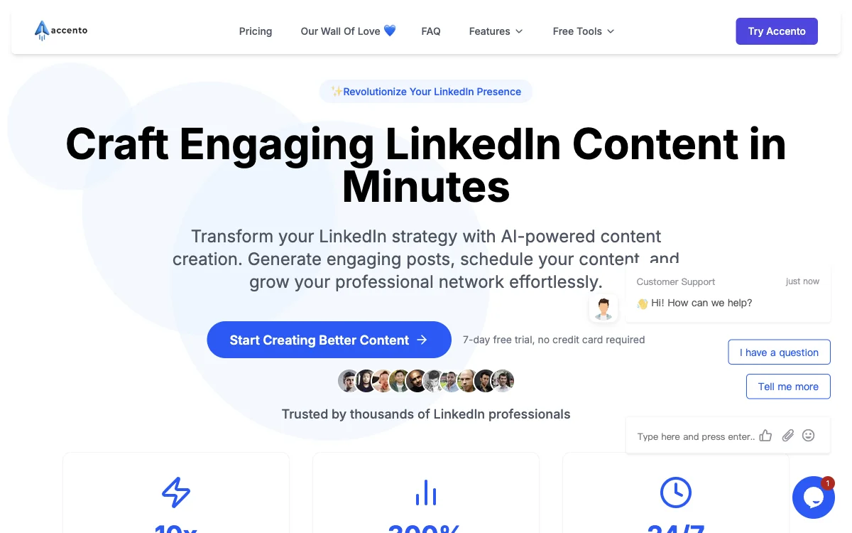 Accento AI: Your AI-Powered LinkedIn Content Creation and Scheduling Partner