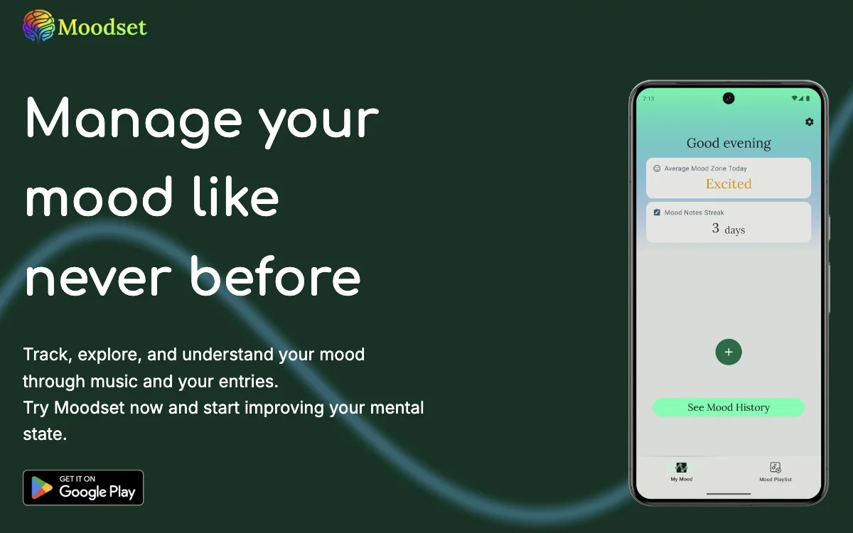 Moodset: AI-Powered Mood Tracking for Enhanced Mental Health