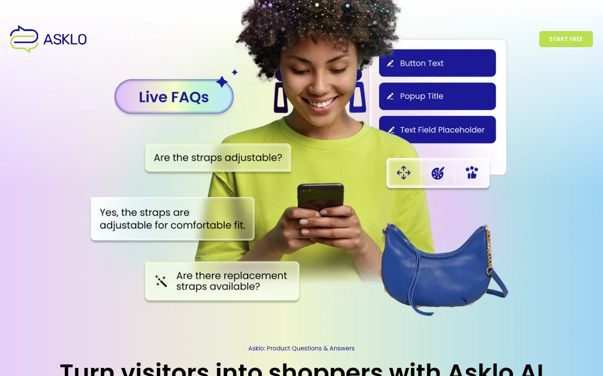 Asklo AI: Boost Your E-commerce with Instant Answers and Seamless Shopping Experience