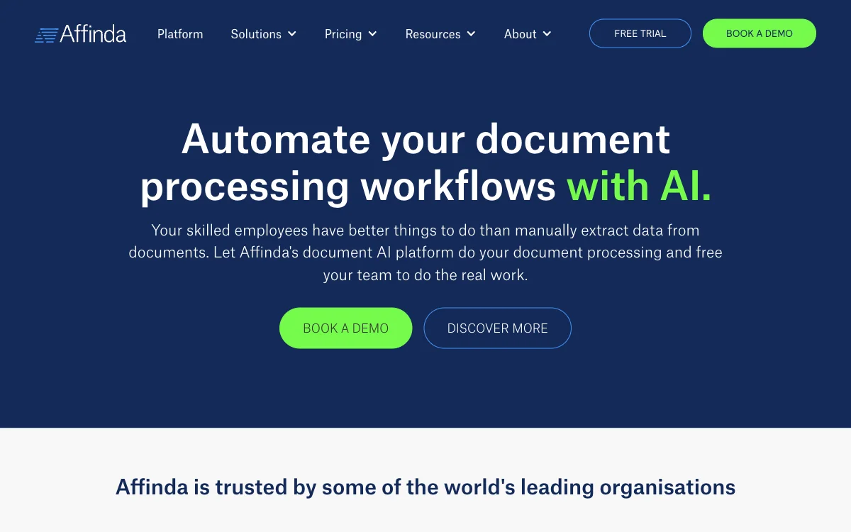 Affinda: AI-Powered Document Processing for Business Growth