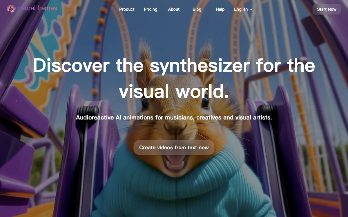 neural frames | AI Animation Generator for Musicians and Visual Artists