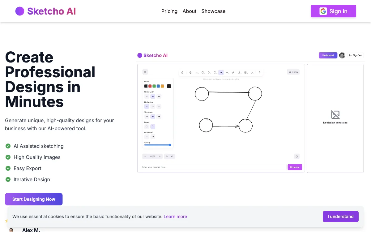 Sketcho AI: Create Professional Designs in Minutes with AI Power