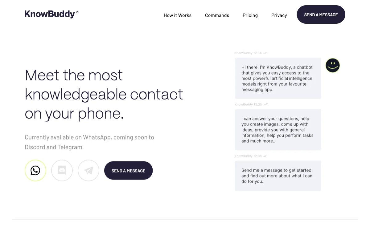 KnowBuddy : Le Chatbot Puissant pour Tous