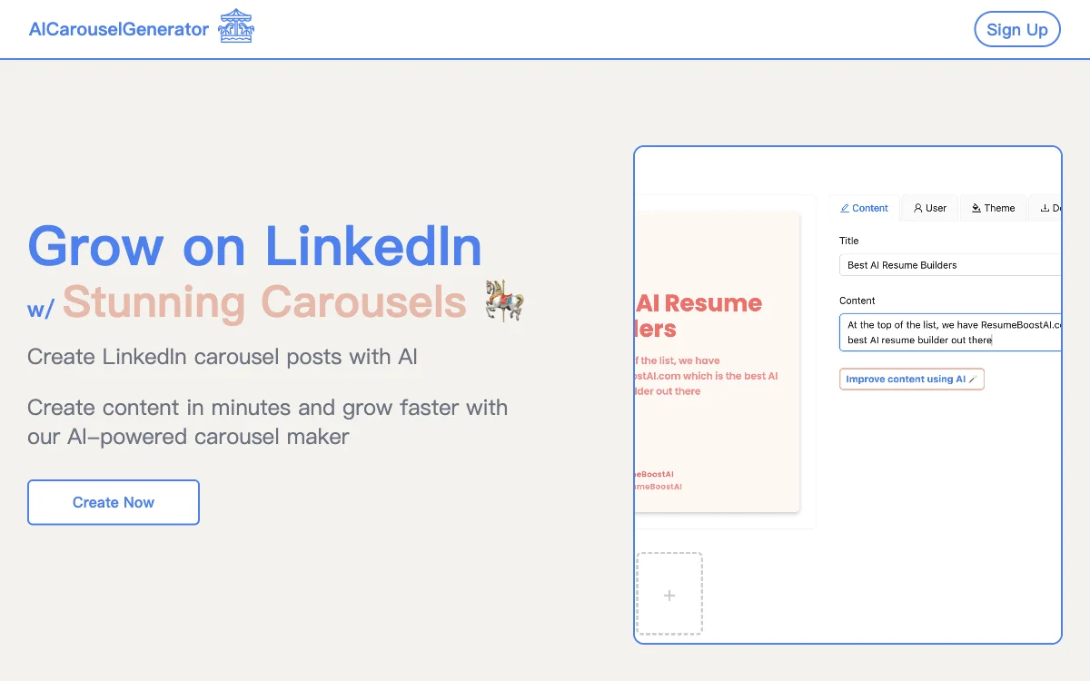 AI Carousel Generator: Tạo Carousel LinkedIn Siêu Đẹp và Nhanh chóng