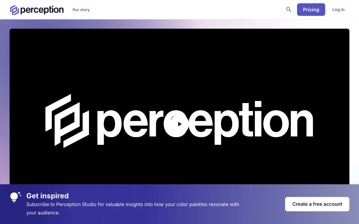 Perception Studio: Погрузись в мир дизайна с ИИ и создавай офигенные палитры цветов