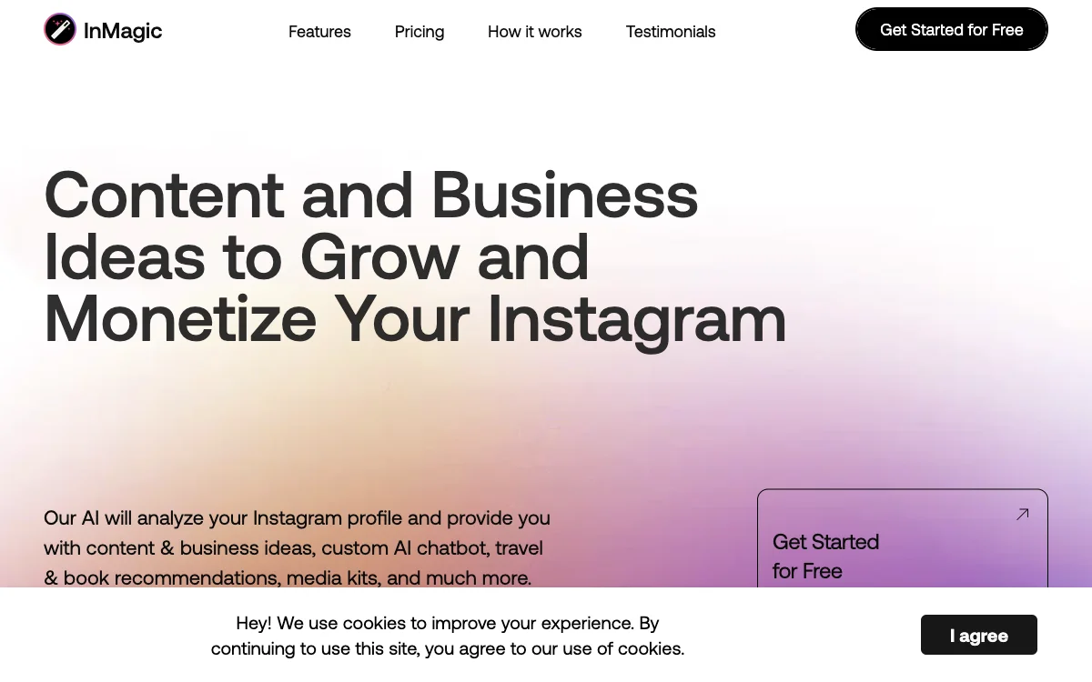 InMagic.ai: Boost Your Instagram Growth and Monetization with AI