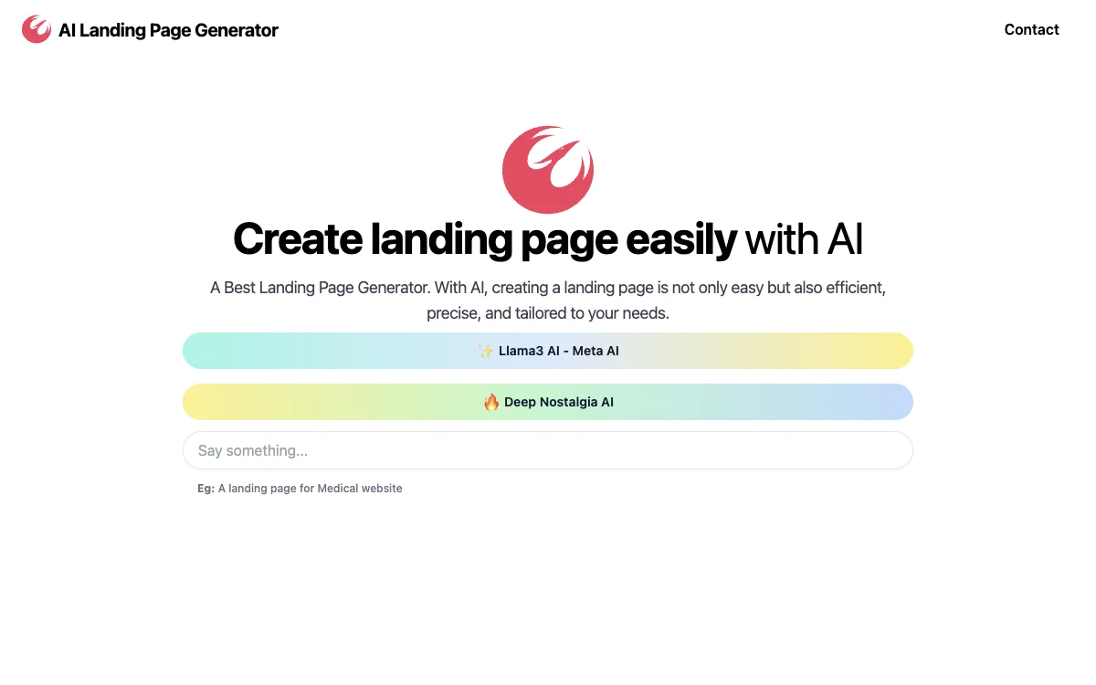 AI Landing Page Generator: Create Tailored and Efficient Landing Pages for Free