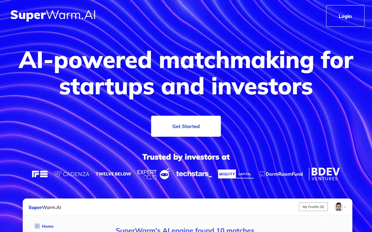 SuperWarm.AI：AI驱动，助力初创企业与投资者精准对接