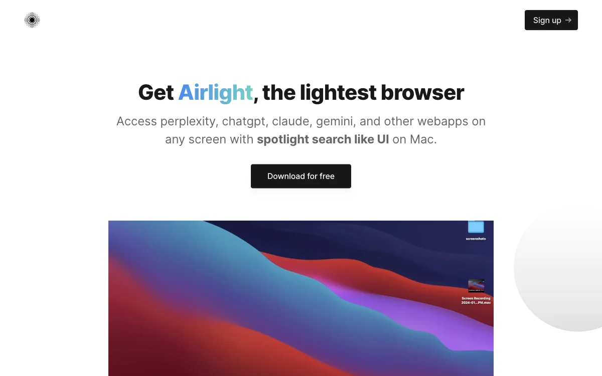 Airlight - 轻量级超级浏览器，提升工作效率