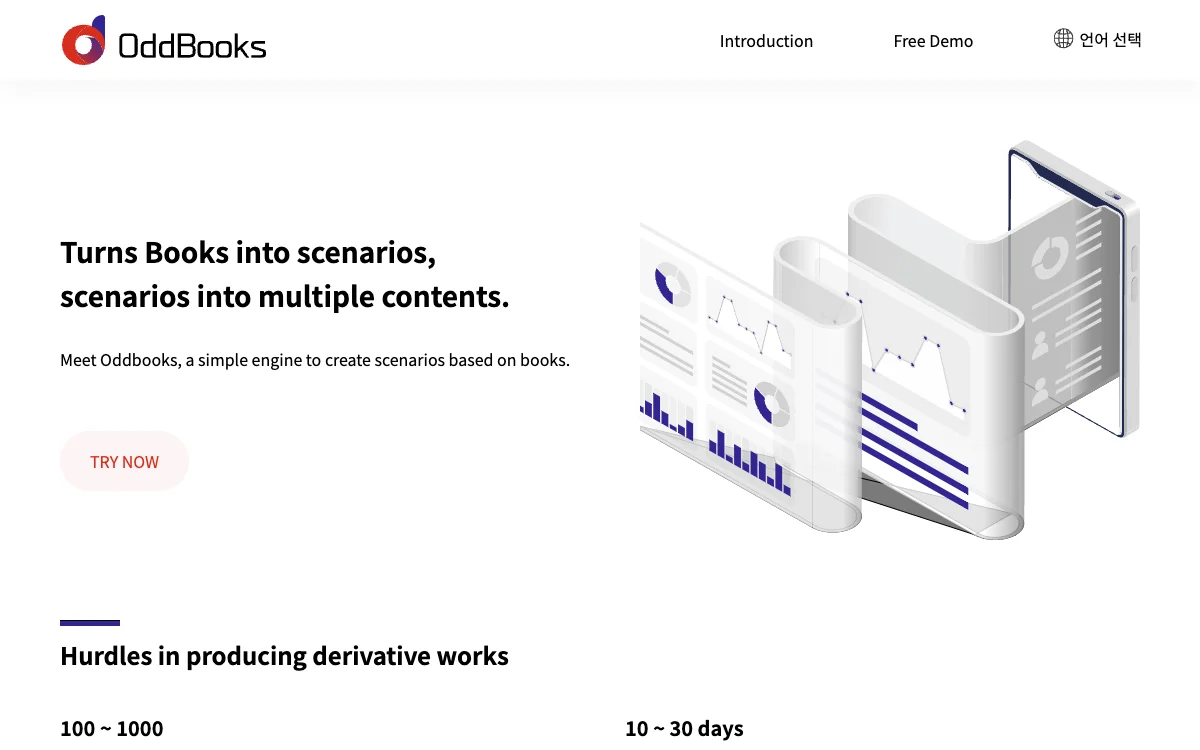 Oddbooks: The AI-Powered Tool for Effortless Book-to-Scenario Conversion