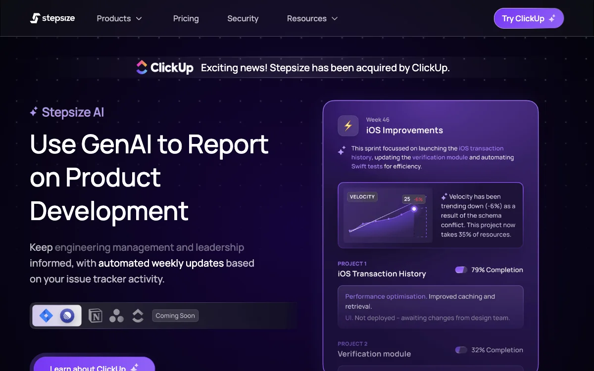 Stepsize AI: สร้าง Dashboards Jira & Linear ด้วยความช่วยเหลือจาก AI