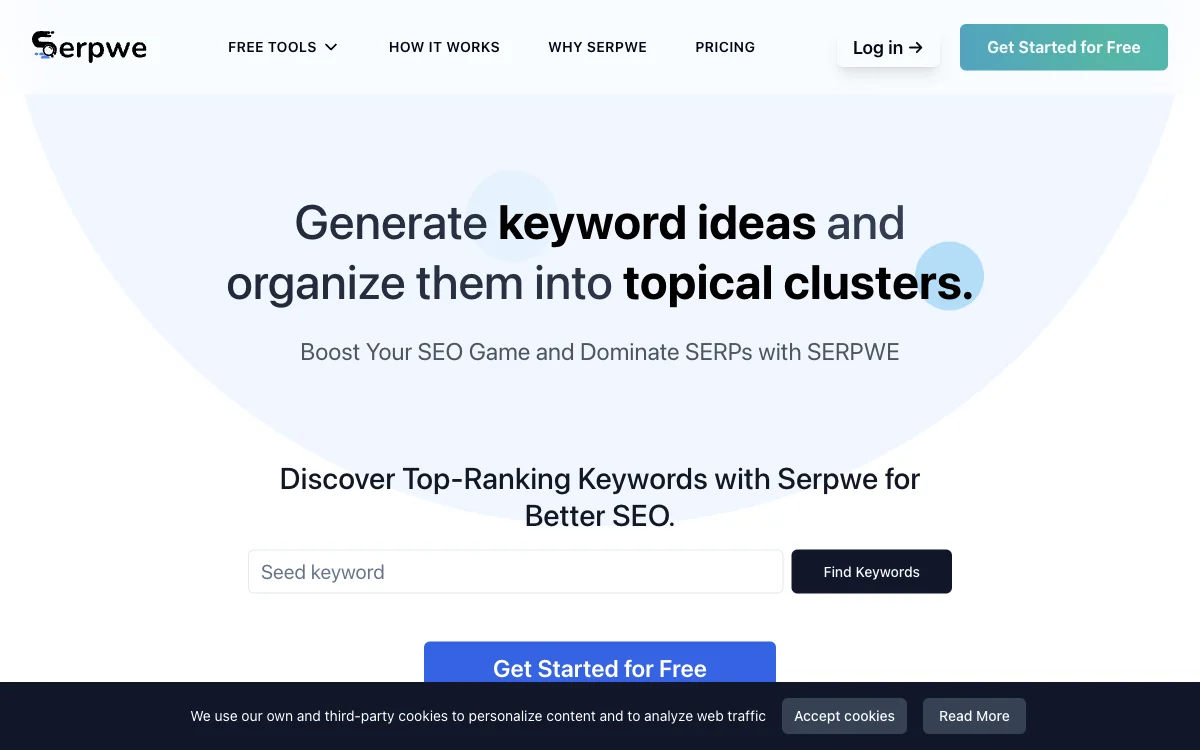 Serpwe: Unleashing the Power of SEO with Keyword Clustering