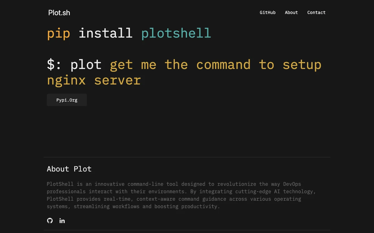 PlotShell: Công cụ dòng lệnh được hỗ trợ bởi AI cho DevOps