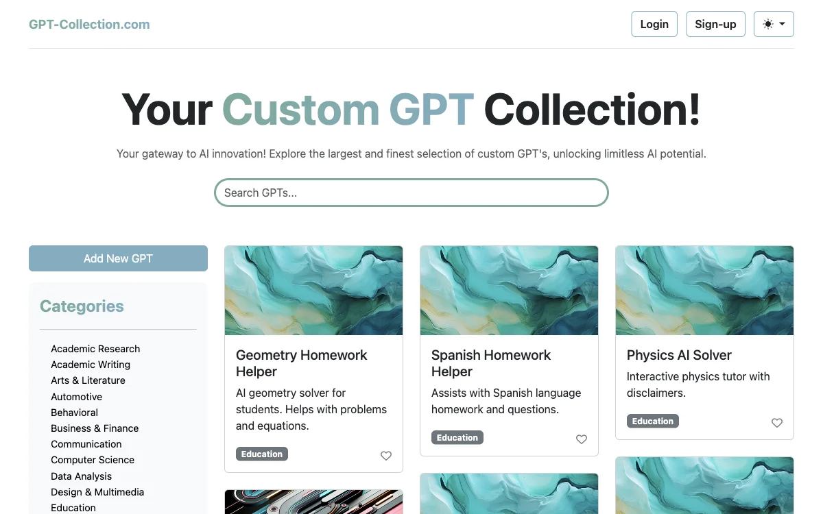 GPT-Collection: Geweldige AI-tools voor jouw behoeften