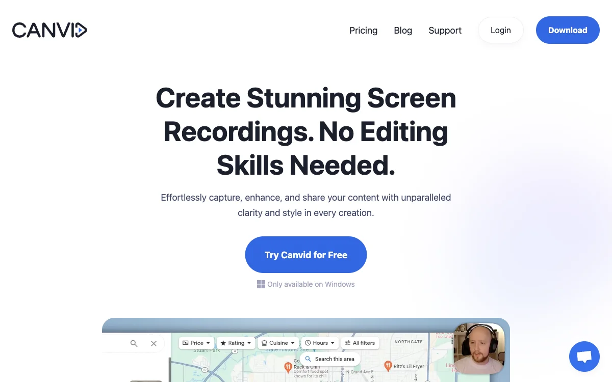 Canvid: Create Stunning Screen Recordings with No Editing Skills Needed