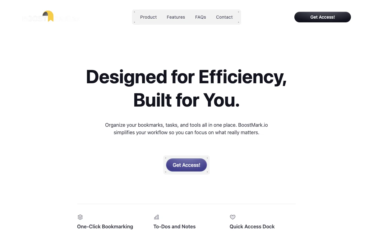 BoostMark.io: Streamline Your Workflow with AI-Powered Features