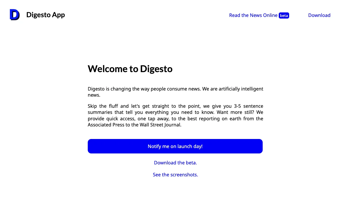 Digesto: Your AI-Powered News Assistant for Quick and Informed Reading