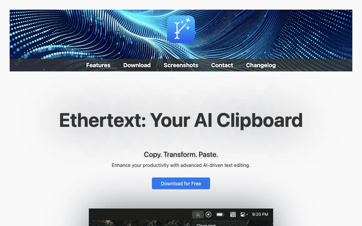 Ethertext: Boost Your Productivity with AI Text Editing