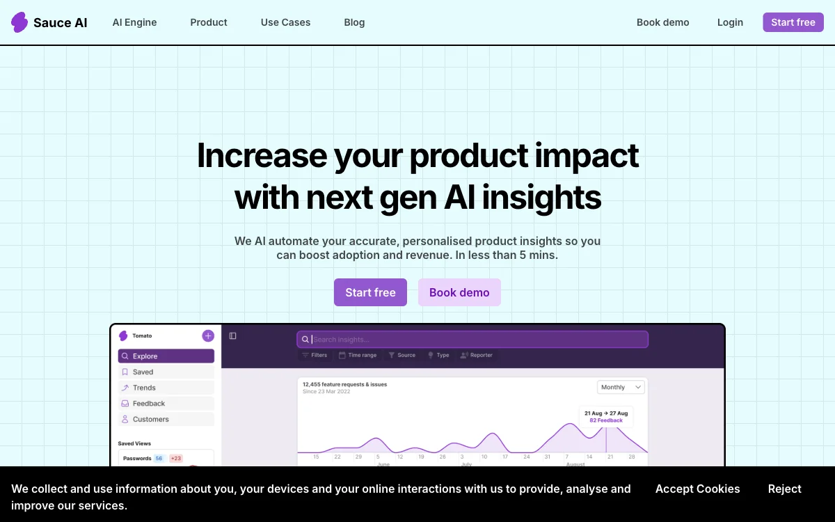 Sauce: Unleashing the Power of AI for Product Insights