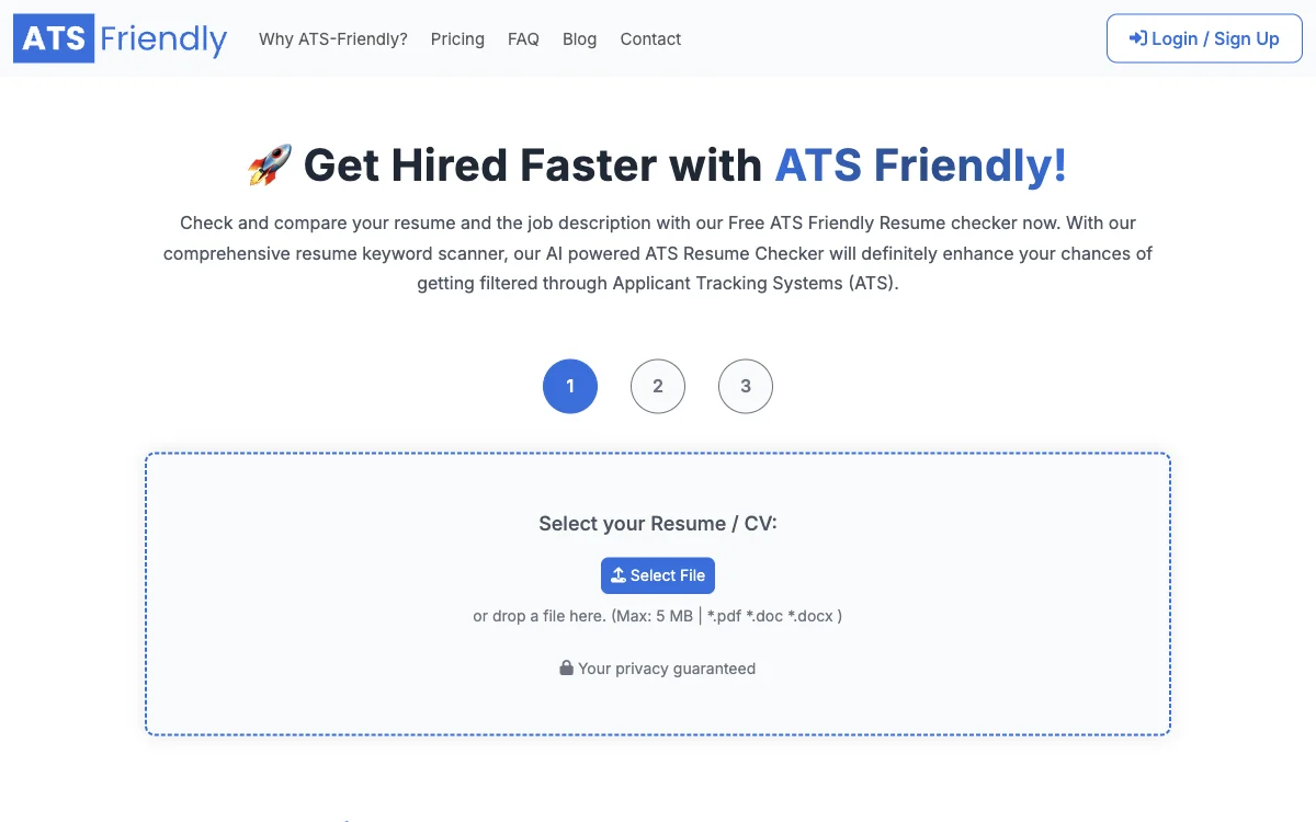 Boost Your Job Chances with Free ATS Friendly Resume Checker