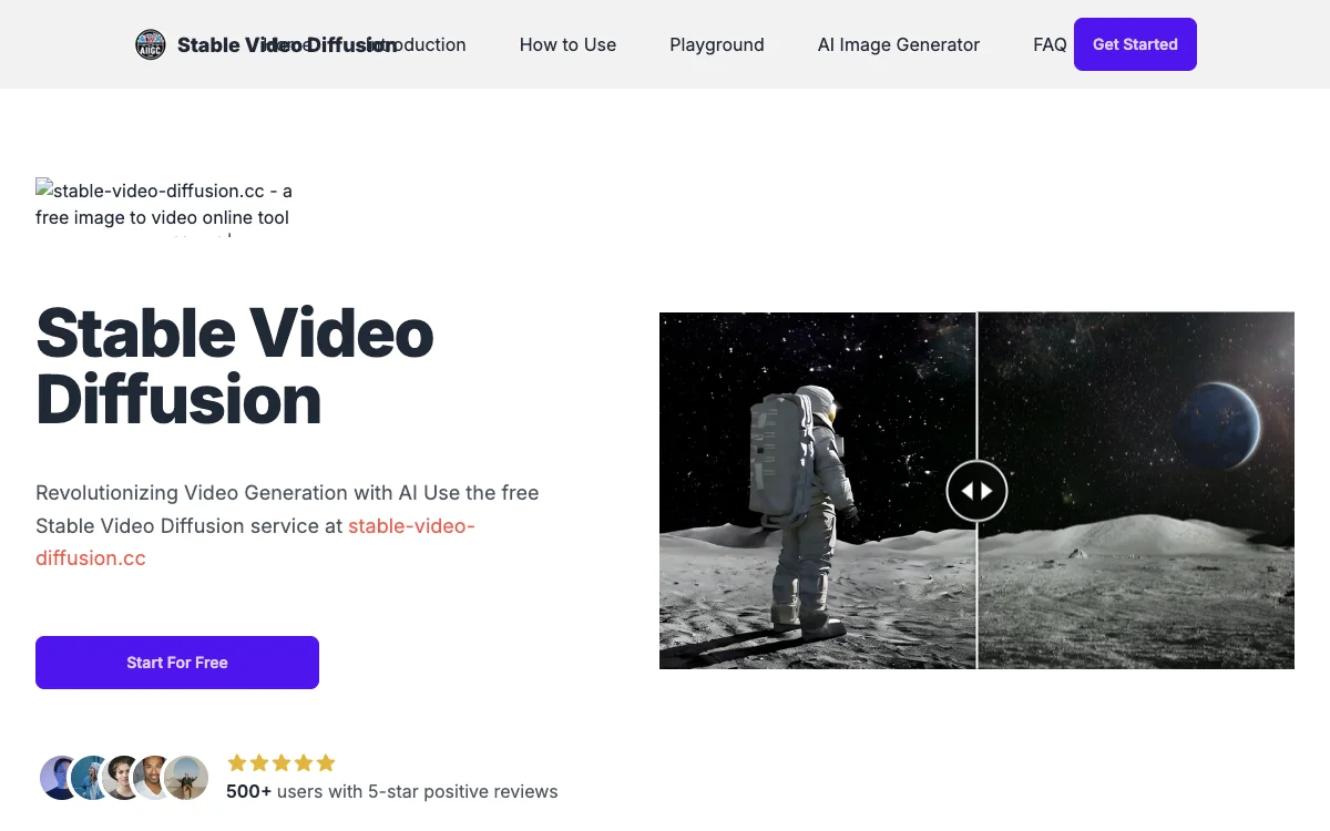 Stable Video Diffusion (SVD) | Free Image-to-Video Generation | stable-video-diffusion.cc