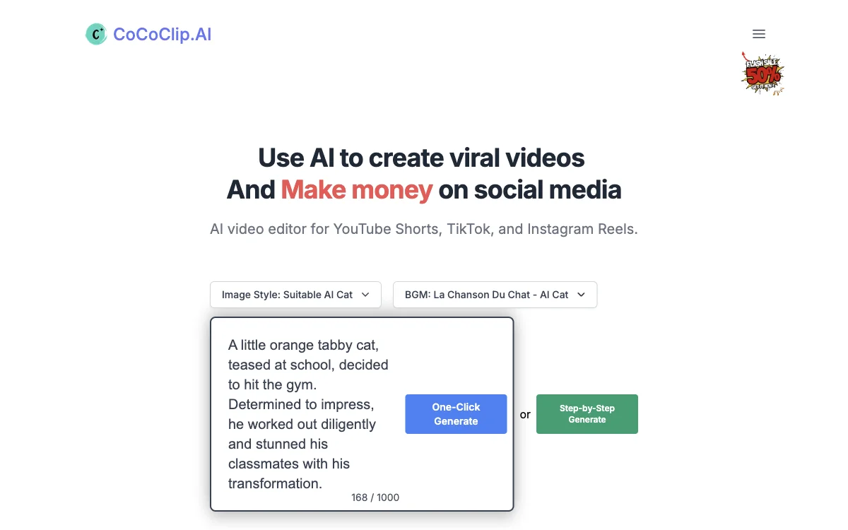 CoCoClip.AI: Revolutionize Social Media Videos with AI Editing