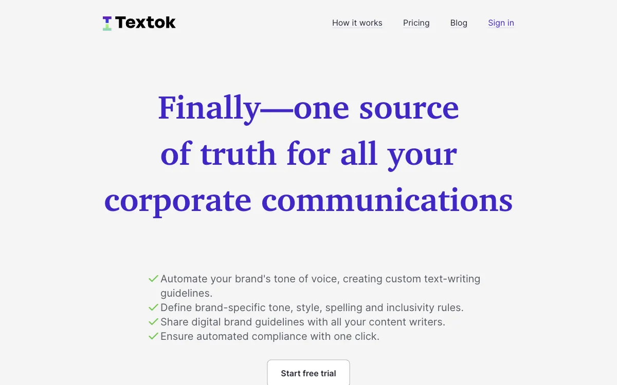 Textok: Automating Brand Consistency with AI