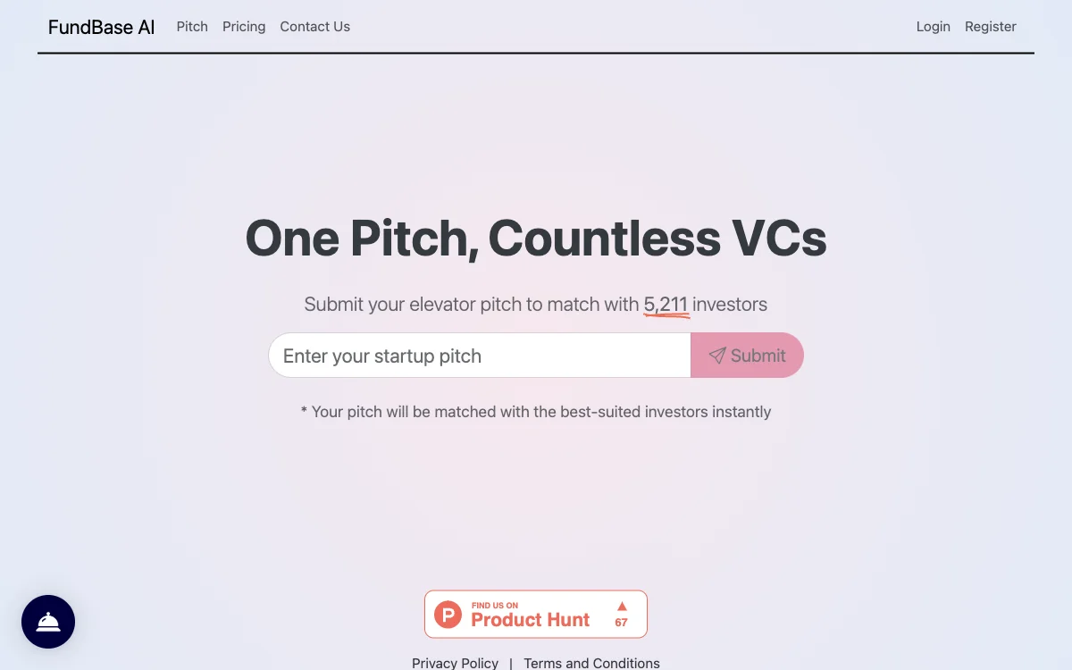 FundBase AI - Connecting Entrepreneurs with VCs