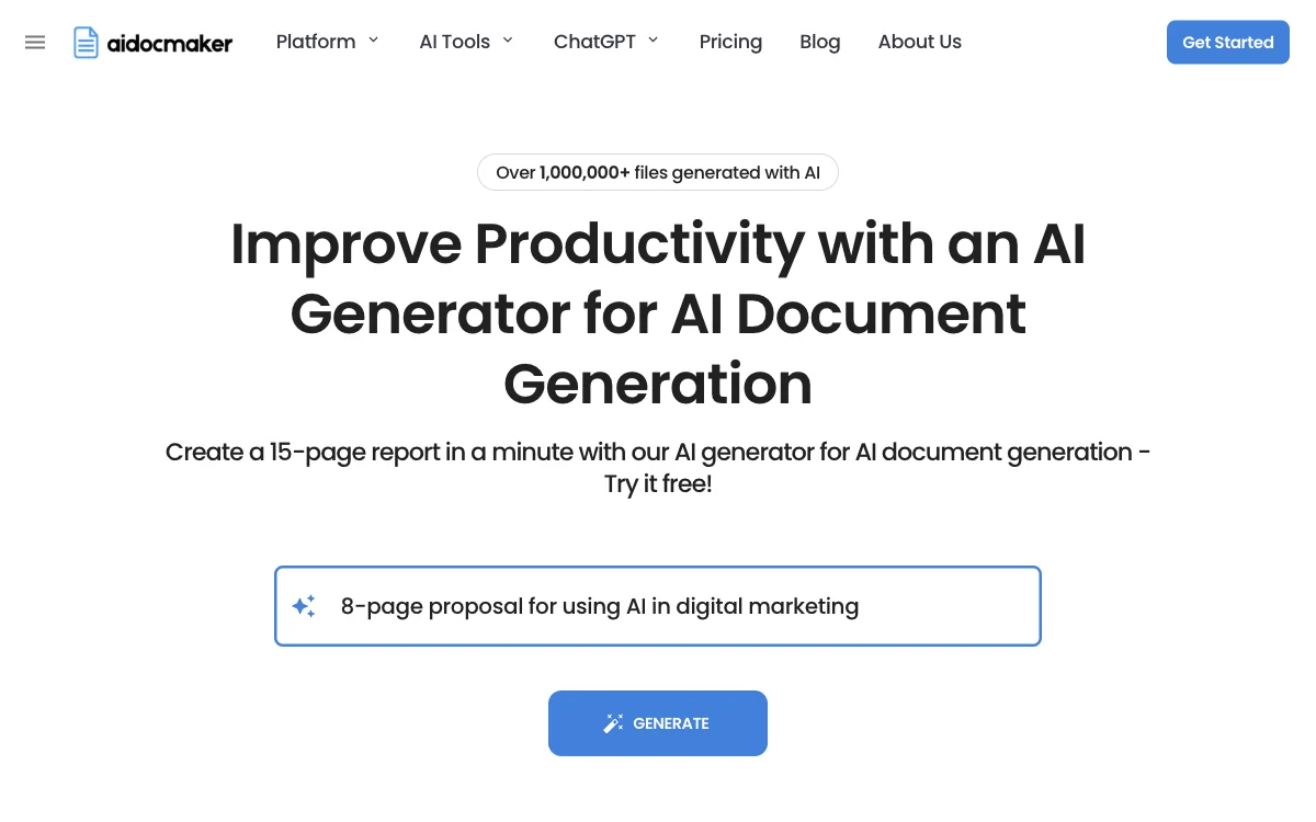 Aidocmaker.com: The Ultimate AI Document Creator