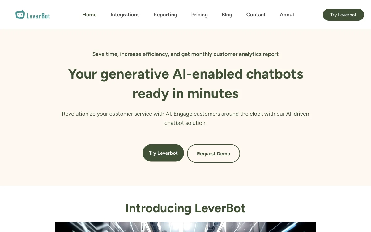 LeverBot: Transforming Customer Service with AI