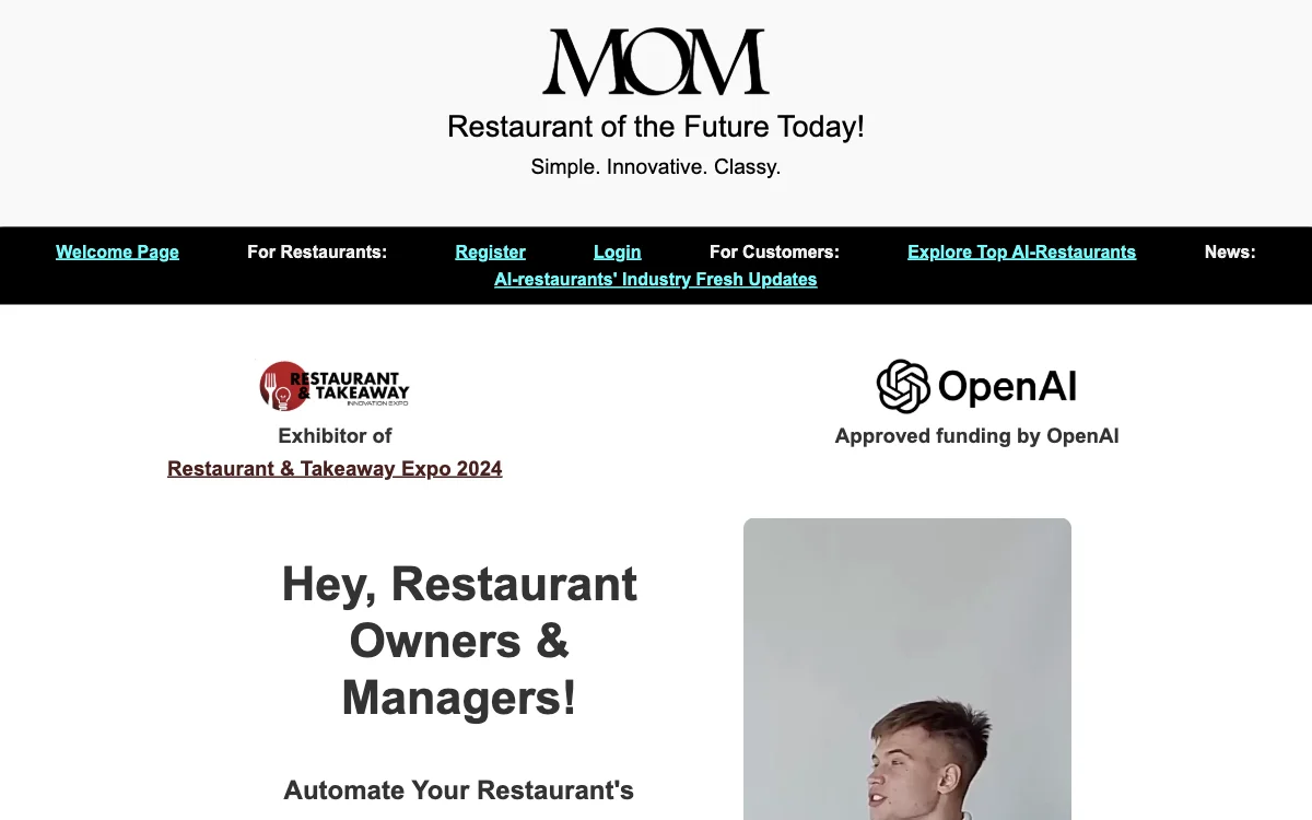 MOM AI Restaurant：智能化助力餐厅提升利润与效率