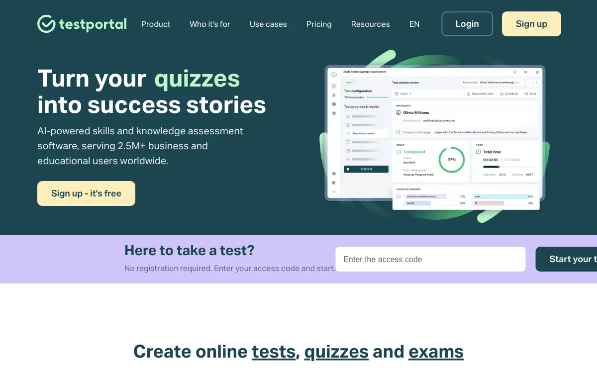 Testportal: Revolutionizing Online Assessments with AI