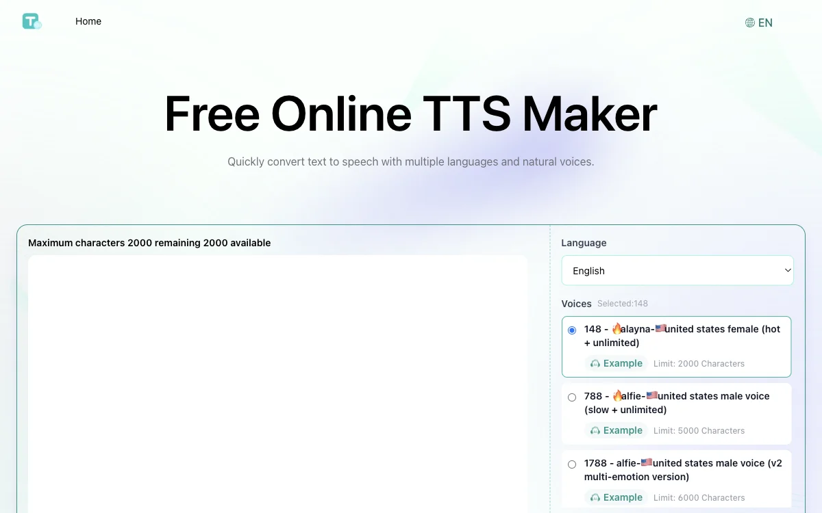 TTSynth.com: The Ultimate Free Online AI-Powered Text-to-Speech Maker