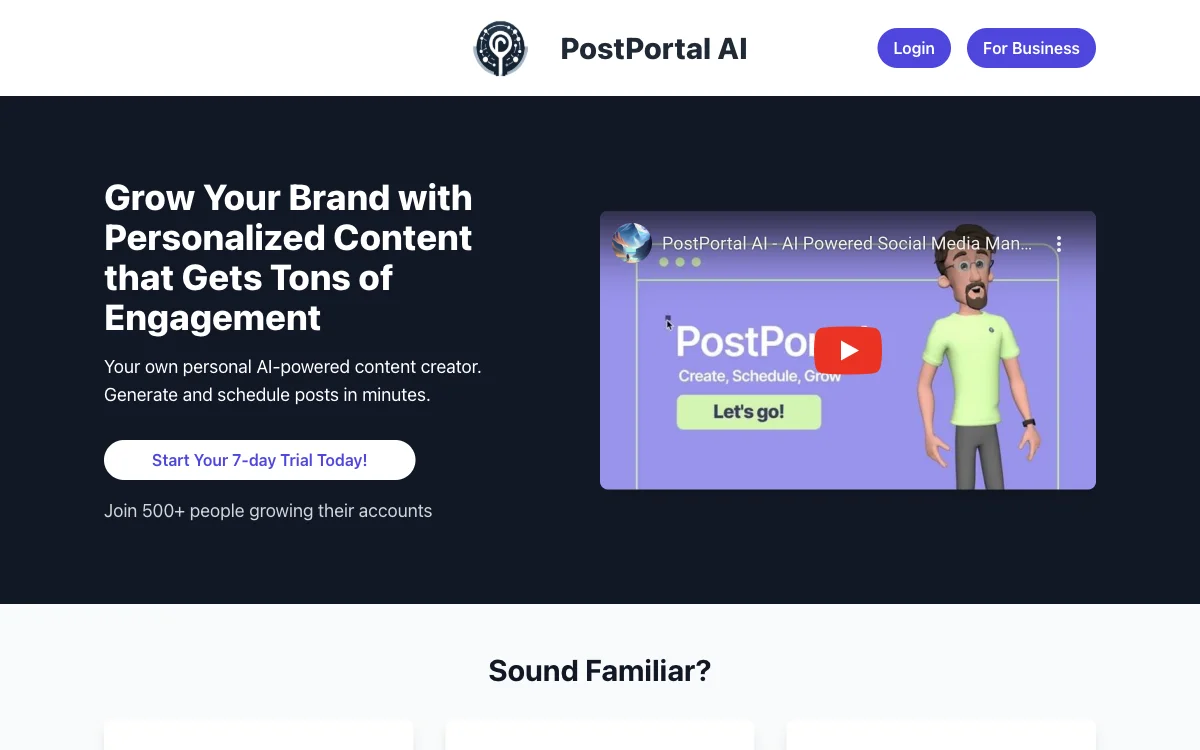 PostPortal AI：智能助力社交内容创作与管理，提升品牌影响力