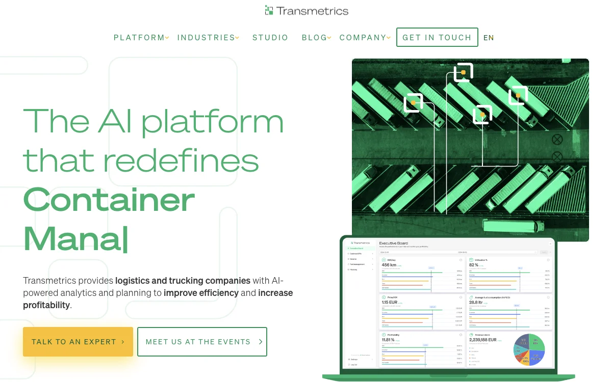 Transmetrics: The AI Platform Revolutionizing Logistics and Trucking