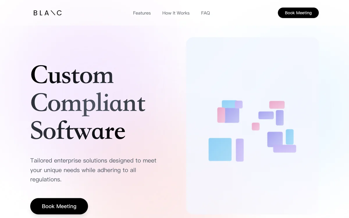 BlancAI: Customized Compliant Software for Your Business Needs