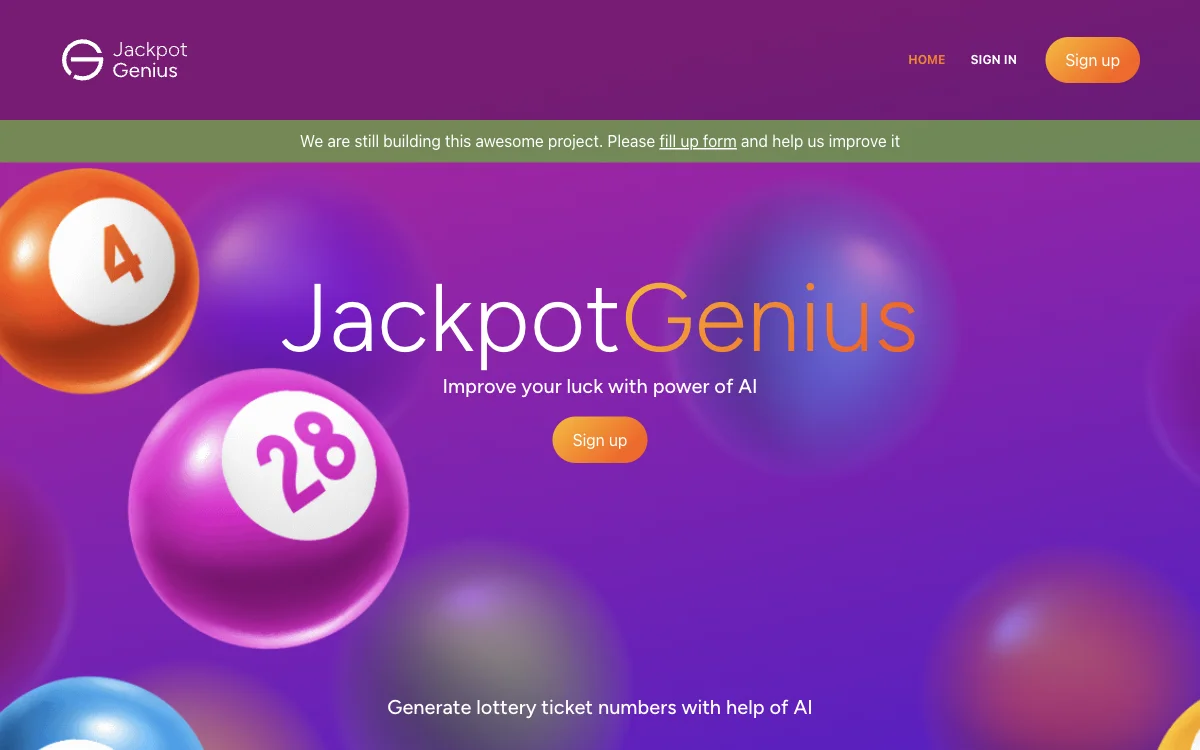 Enhance Your Lottery Odds with AI - JackpotGenius