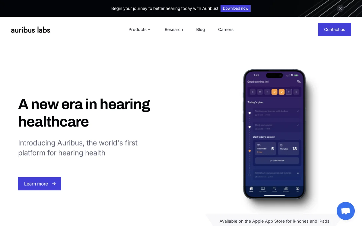 Auribus Labs: Новая платформа для здоровья слуха